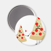 feestdag pizza magneet (Voorkant / Achterkant)