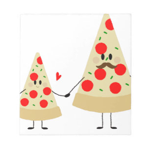 feestdag pizza notitieblok