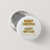 Feestdag Ronde Button 3,2 Cm (Voorkant /achterkant)