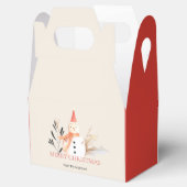  feestdag Snowman Kerstmis Bedankdoosjes (Geopend)