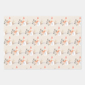 feestdag Snowman Merry kerstwrapping P Inpakpapier Vel (Voorkant)