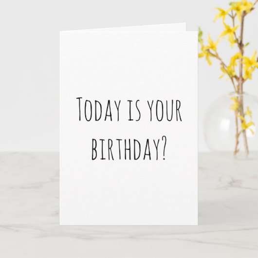 Feestdag uil kaart (Gele Bloem)