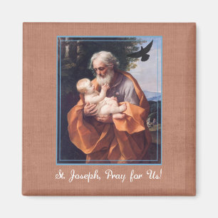 Feestdag van St. Jozef met het kindje Jezus Magneet