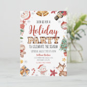 Feestdag viert seizoen kaart (Staand voorkant)