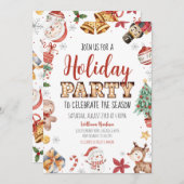 Feestdag viert seizoen kaart (Voorkant / Achterkant)