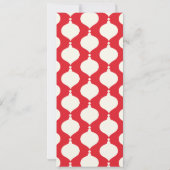 feestdag voor feestdag in roodroos kaart (Achterkant)