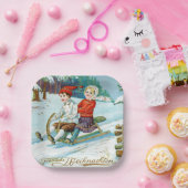  feestdag voor kerst papieren bordje (Feest)