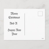 Feestdagen briefkaart (Achterkant)