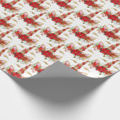 Feestdagen Chrismas Unicorn Lashes White Gold Merr Cadeaupapier (Hoek)