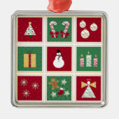 Feestdagen Collage Ornament (Voorkant)