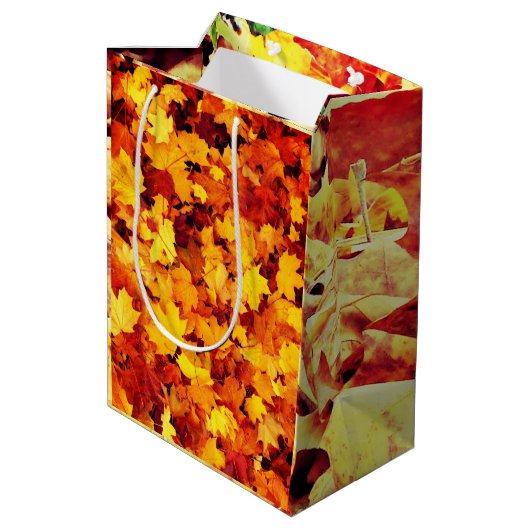 Feestdagen dankbaar medium cadeauzakje (Achterkant Gekanteld)