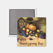  Feestdagen, een goede Thanksgiving dag Magneet (Voorkant / Achterkant)