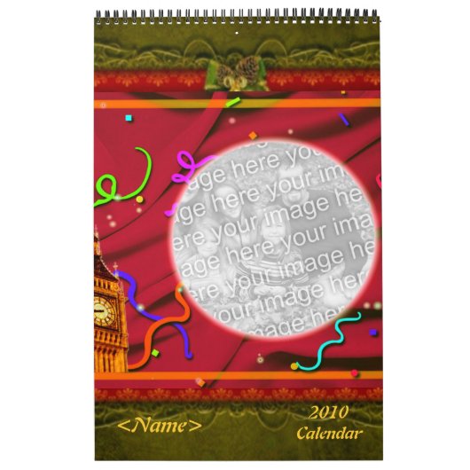 Feestdagen Fotoframes 2010 Agenda Kalender (Hoes)