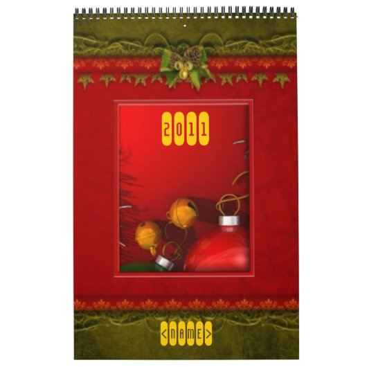 Feestdagen Fotoframes Agenda 2011 Kalender (Hoes)