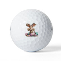 Feestdagen Golfballen Gelukkig Pasen Konijn