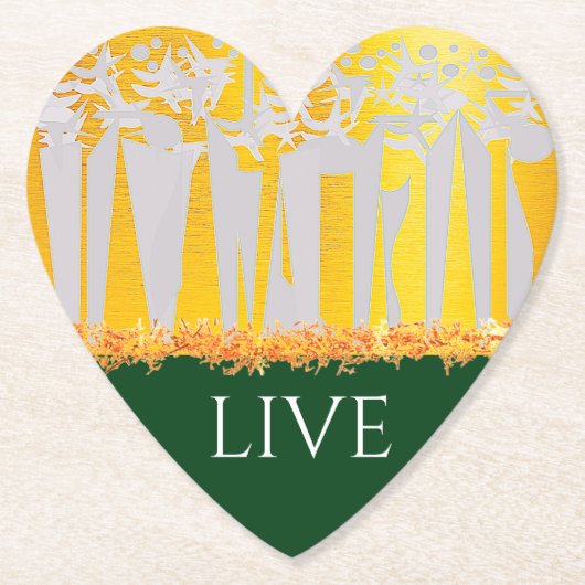 FEESTDAGEN IN HET CENTRAL PARK! :) KARTONNEN ONDERZETTERS (Voorkant)