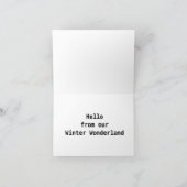 Feestdagen kaart (Binnen)