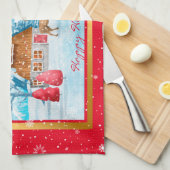 Feestdagen landschap aanpassen theedoek (Quarter Fold)