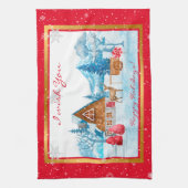 Feestdagen landschap aanpassen theedoek (Verticaal)