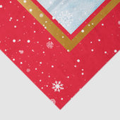 Feestdagen landschap aanpassen tissuepapier (Detail)