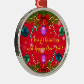 Feestdagen Metalen Ornament (Rechts)