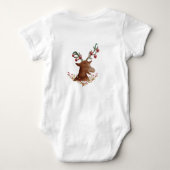 Feestdagen Rendieren, Herten Baby Bodysuit (Achterkant)