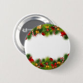 feestdagen ronde button 5,7 cm (Voorkant /achterkant)