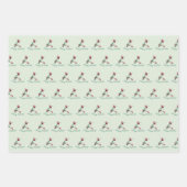 Feestdagen Ruby-throated Hummingbird Inpakpapier Vel (Voorkant 2)