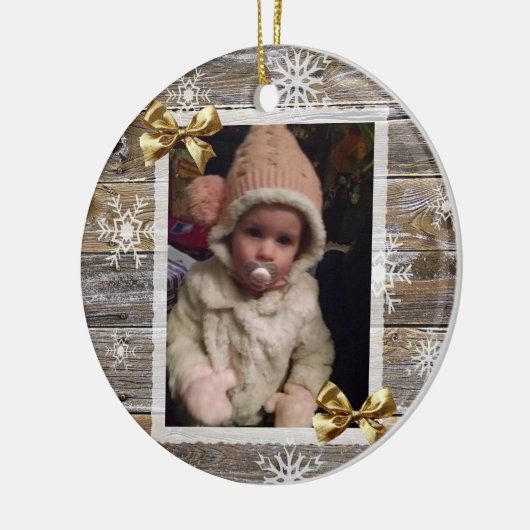 Feestdagen van het charmant keramisch ornament (Links)