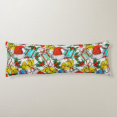 Feestdagen voor kerstcadeautjes Roodkerstkerstkers Lichaamskussen (Achterkant)