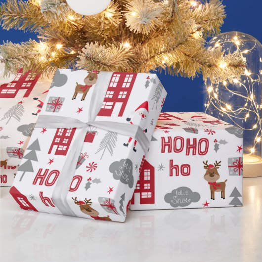 Feestdagen voor kerstkerstkerstkerstkerstkerstkers cadeaupapier (Feestdagen)