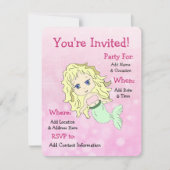 feestdagen voor Zeemeermin Kaart (Voorkant)