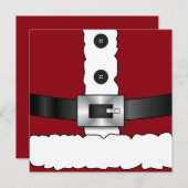 feestdagen vrolijk kerstfeest Kerstman Notitiekaartje (Voorkant / Achterkant)