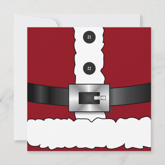 feestdagen vrolijk kerstfeest kerstparty Kerstman Notitiekaartje (Voorkant)