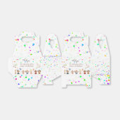 Feestdieren  bedankdoosjes (Uitgevouwen)