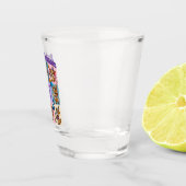 Feestdieren "Gelukkig Nieuwjaar" Shot Glas (Rechts)