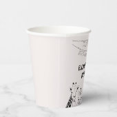 Feestdieren met de hand getekend doodle kind papieren bekers (Rechts)