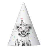 Feestdieren Safari Wild One Oerwoud Zoo Birthday Feesthoedjes (Voorkant)