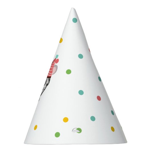 Feestdieren Safari Wild One Oerwoud Zoo Birthday Feesthoedjes (Rechts)