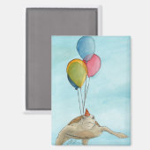 Feestdieren: Schildpadmagneet 2.5 "x3.5" Magneet (Voorkant / Achterkant)