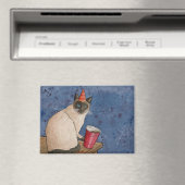 Feestdieren: Siamese Kattenmagneet 3.5 "x2.5" Magneet (Insitu (Vaatwasser))