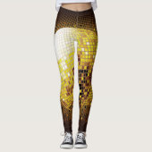 Feestdisco: gloeiende lichten. leggings (Voorkant)