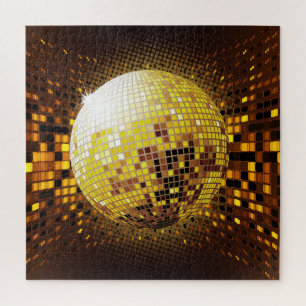 Feestdisco: gloeiende lichten. legpuzzel
