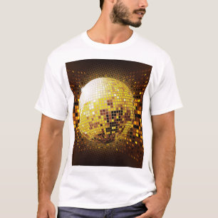 Feestdisco: gloeiende lichten. t-shirt
