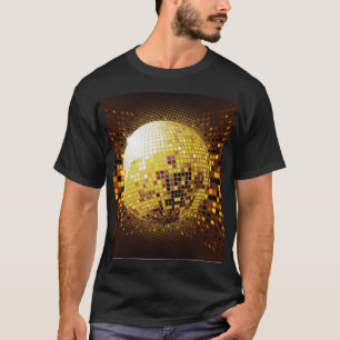 Feestdisco: gloeiende lichten. t-shirt