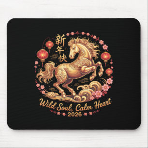 Feestelijk 2026 Crazy Horse Dame Wilde Ziel Kalm H Muismat