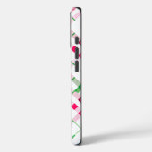 Feestelijk afgespeelde patroonnaam Case-Mate iPhone case (Achterkant / Links)