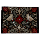 feestelijk borduurwerk groot cadeauzakje (Achterkant)