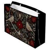 feestelijk borduurwerk groot cadeauzakje (Achterkant Gekanteld)