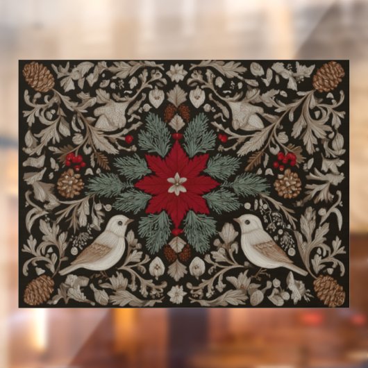 feestelijk borduurwerk raamsticker (Vel 2)